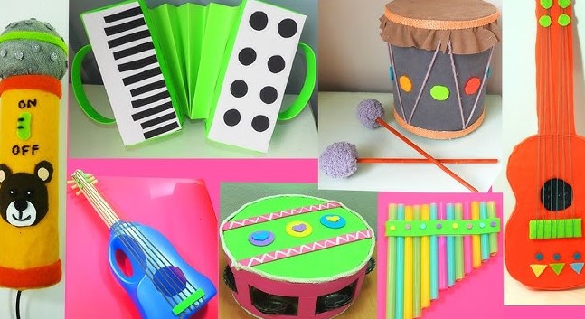 Taller de instrumentos musicales con material reciclado